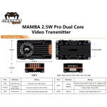 Original Mamba 5.8G 2.5W Pro VTX Dual Core Video High-Power Housing Inner Fan Fixed-wing Long-Distance Drone Accessories